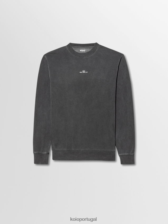 KOIO moletom vinci HX4VD135 coleção xisto unissex