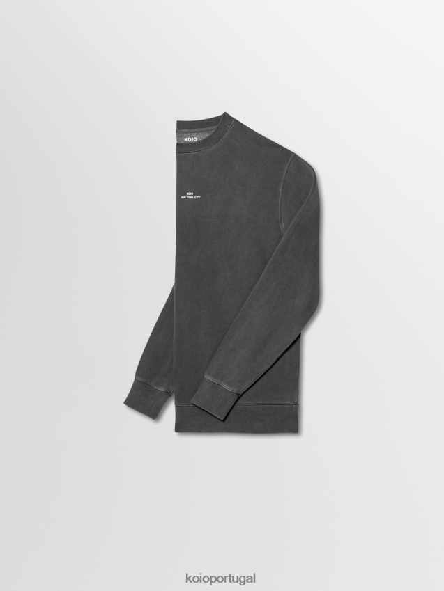 KOIO moletom vinci HX4VD135 coleção xisto unissex