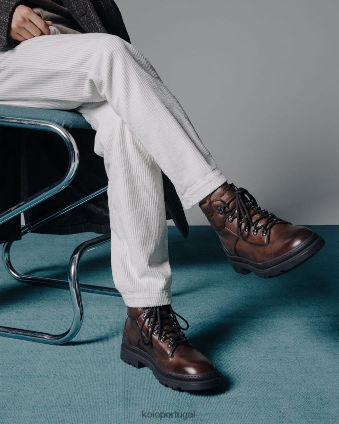 KOIO Brixen HX4VD100 sapato café homens