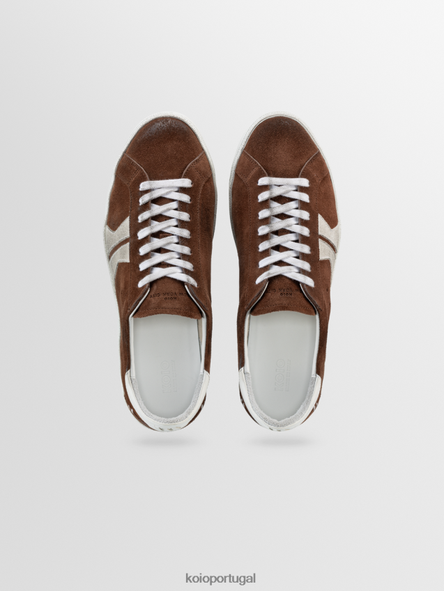 KOIO Fabro HX4VD42 sapatos noz defumada homens