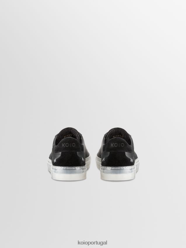 KOIO Fabro HX4VD45 sapato gelo preto homens