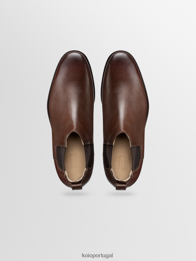 KOIO Trento HX4VD80 sapato conhaque homens