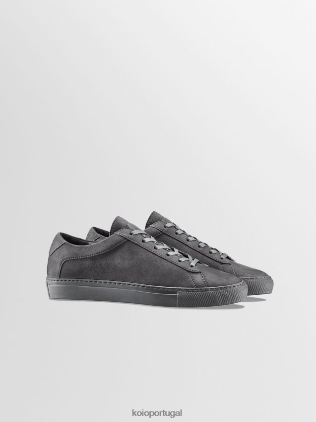 KOIO capri HX4VD23 sapato carvão homens