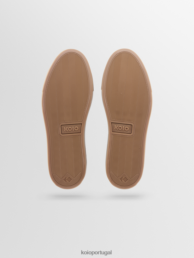 KOIO capri HX4VD5 sapato goma branca homens