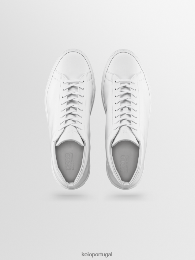 KOIO capri médio HX4VD66 sapato branco triplo homens