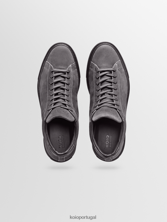 KOIO capri médio HX4VD70 sapato carvão homens
