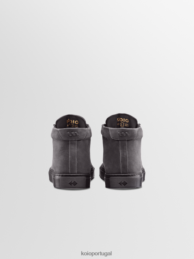 KOIO capri médio HX4VD70 sapato carvão homens