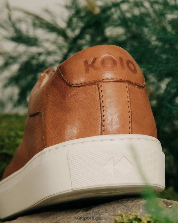 KOIO capritivo regenerativo HX4VD37 sapato castagna homens
