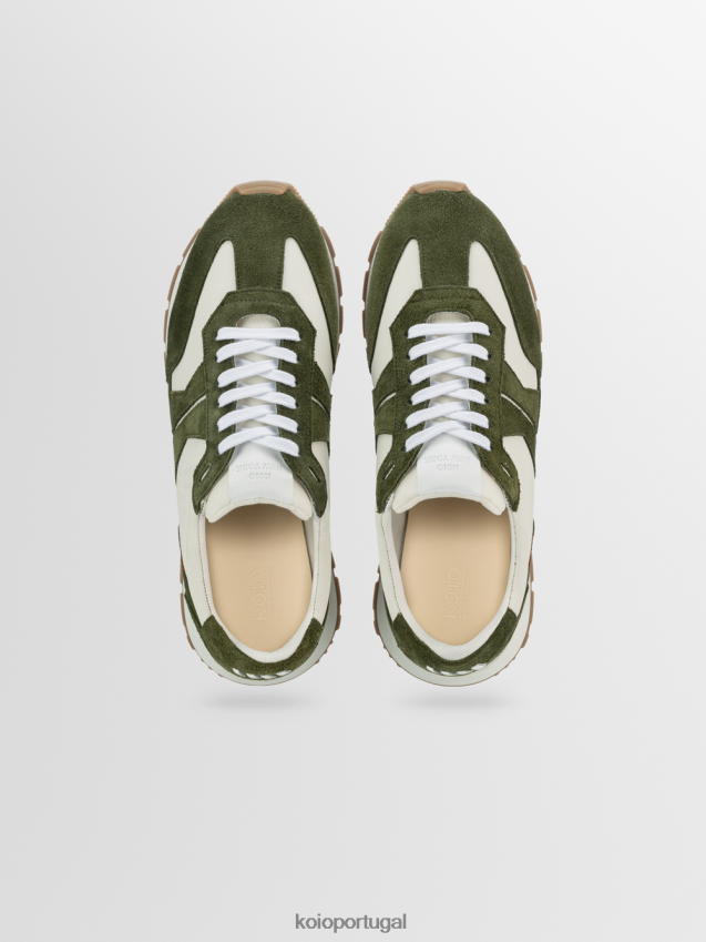 KOIO corredor retrô HX4VD28 sapato agave homens