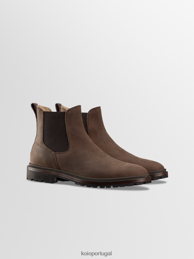 KOIO fermo HX4VD86 sapato chocolate homens