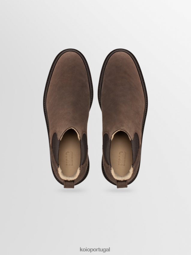 KOIO fermo HX4VD86 sapato chocolate homens