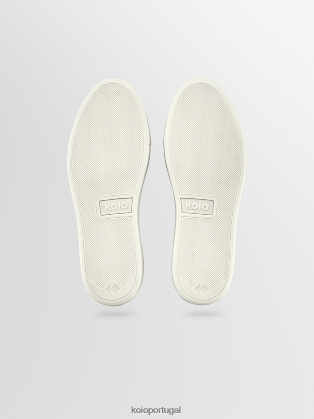 KOIO guarda HX4VD50 sapato branco antigo homens