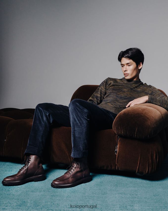 KOIO milo HX4VD90 sapato chocolate homens