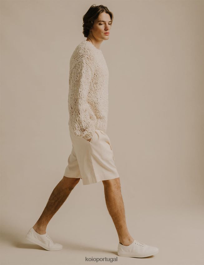 KOIO portofino HX4VD61 sapato branco antigo homens