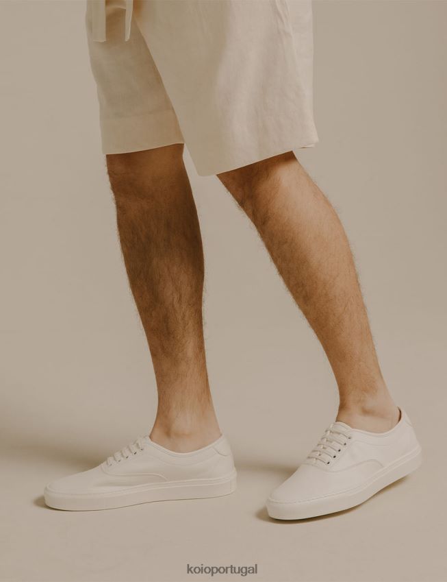 KOIO portofino HX4VD61 sapato branco antigo homens
