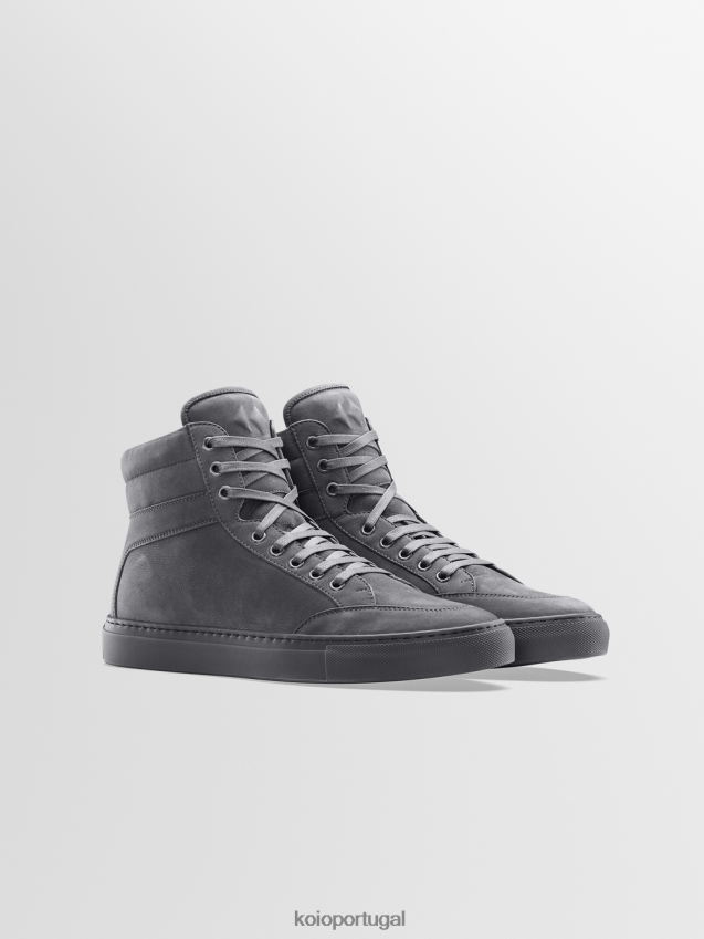 KOIO primo HX4VD75 sapato carvão homens