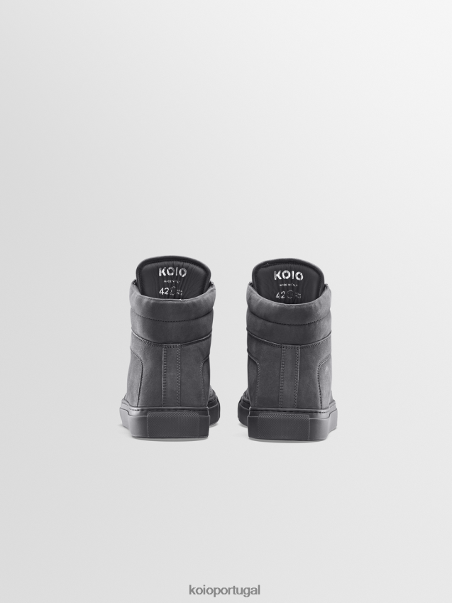 KOIO primo HX4VD75 sapato carvão homens