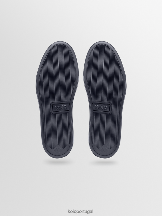 KOIO primo HX4VD75 sapato carvão homens