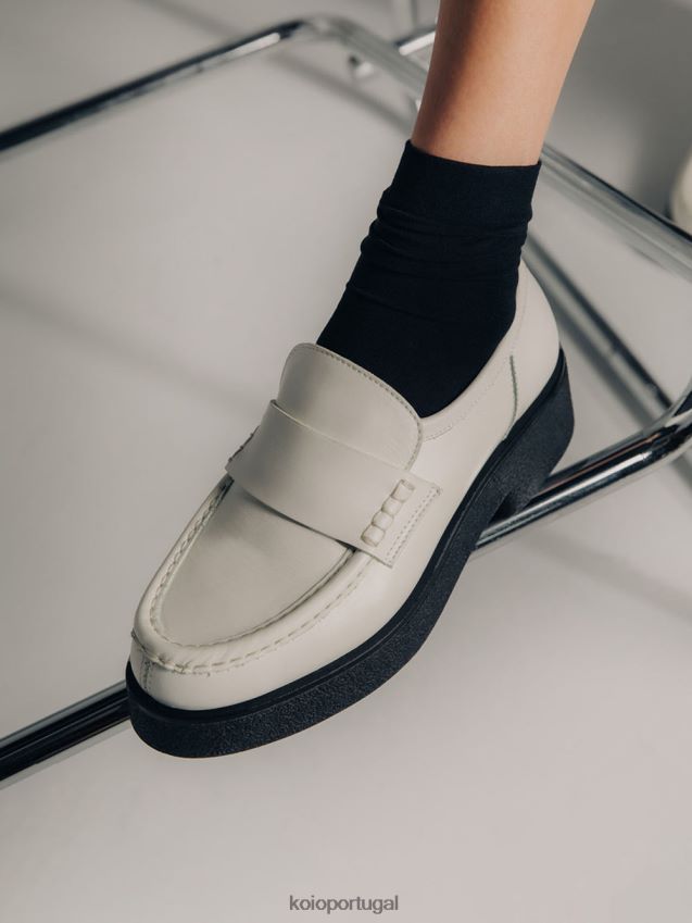 KOIO Bari HX4VD217 sapato marfim mulheres