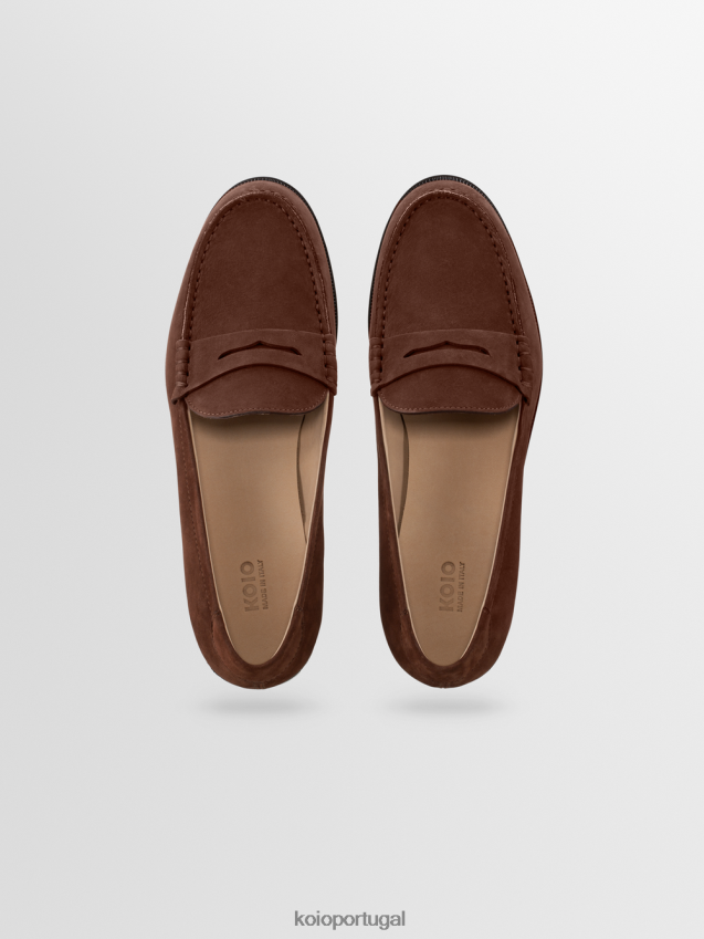 KOIO Brera HX4VD208 sapato mogno mulheres