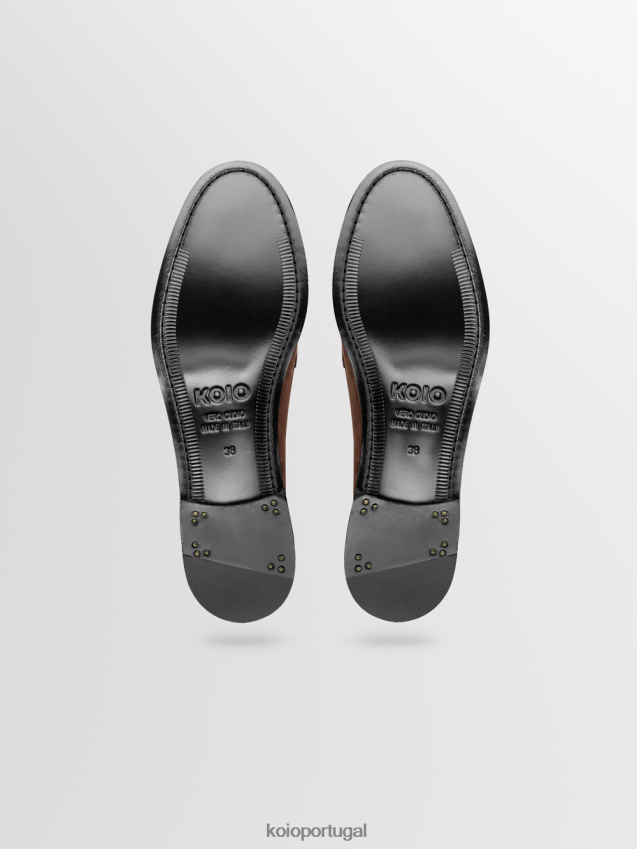 KOIO Brera HX4VD208 sapato mogno mulheres