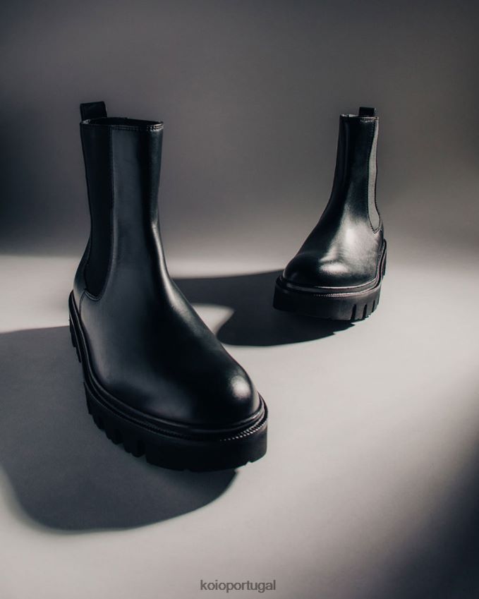 KOIO Chelsea HX4VD198 sapato Nero mulheres