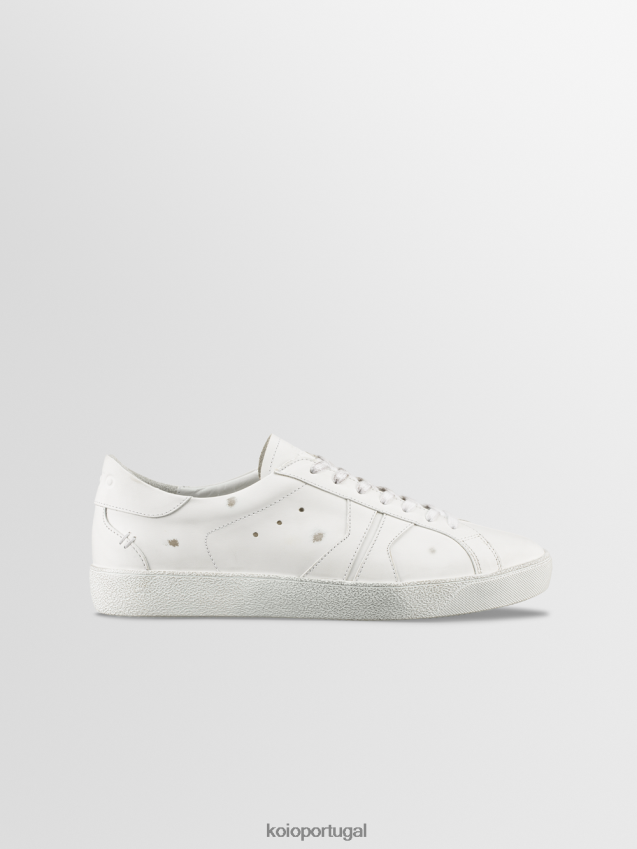 KOIO Fabro HX4VD153 sapato branco triplo mulheres