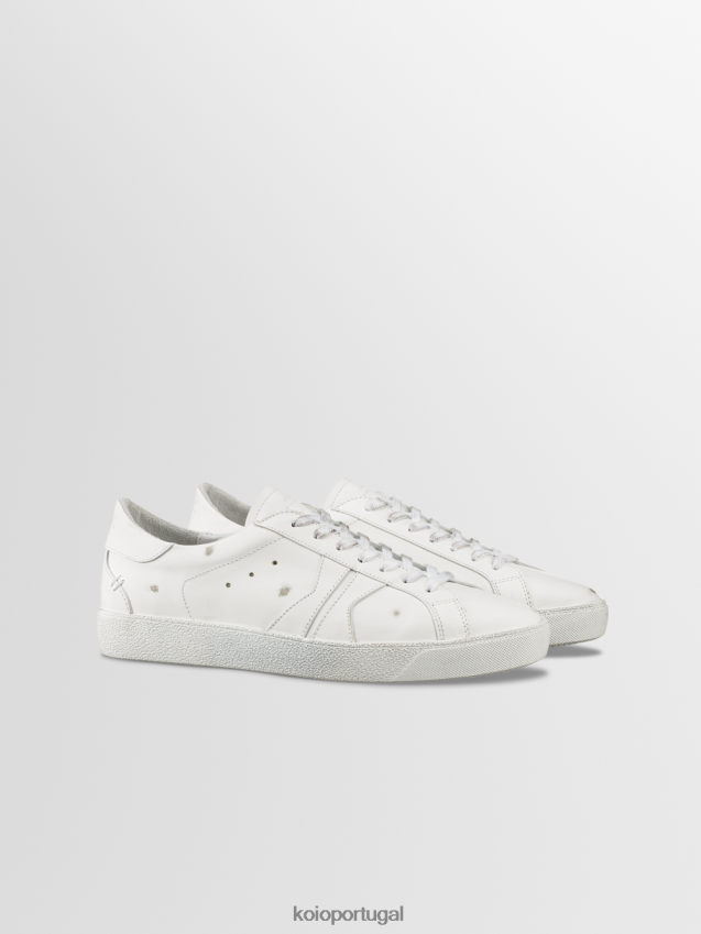 KOIO Fabro HX4VD153 sapato branco triplo mulheres