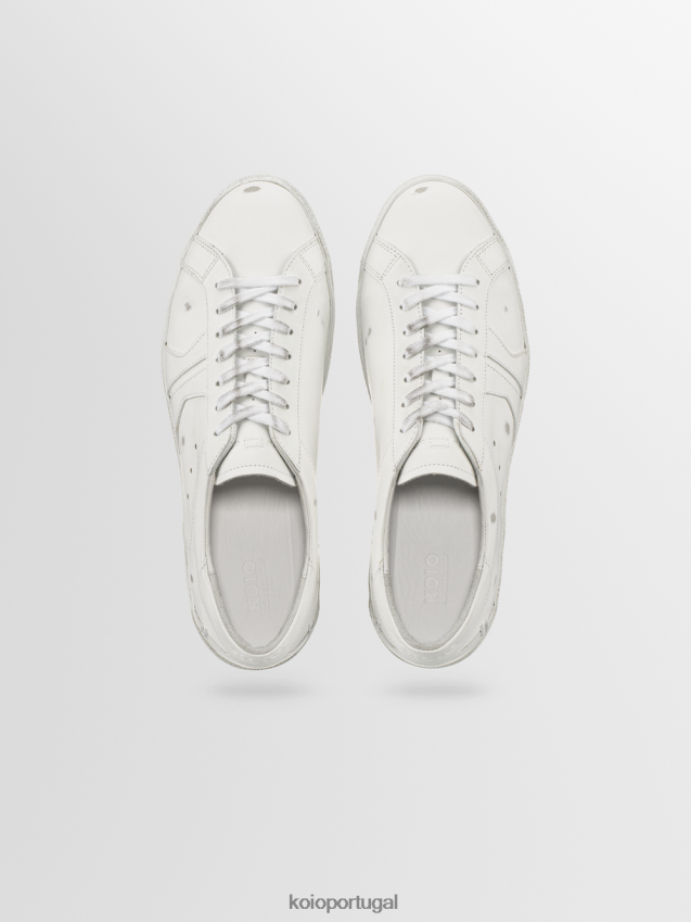 KOIO Fabro HX4VD153 sapato branco triplo mulheres