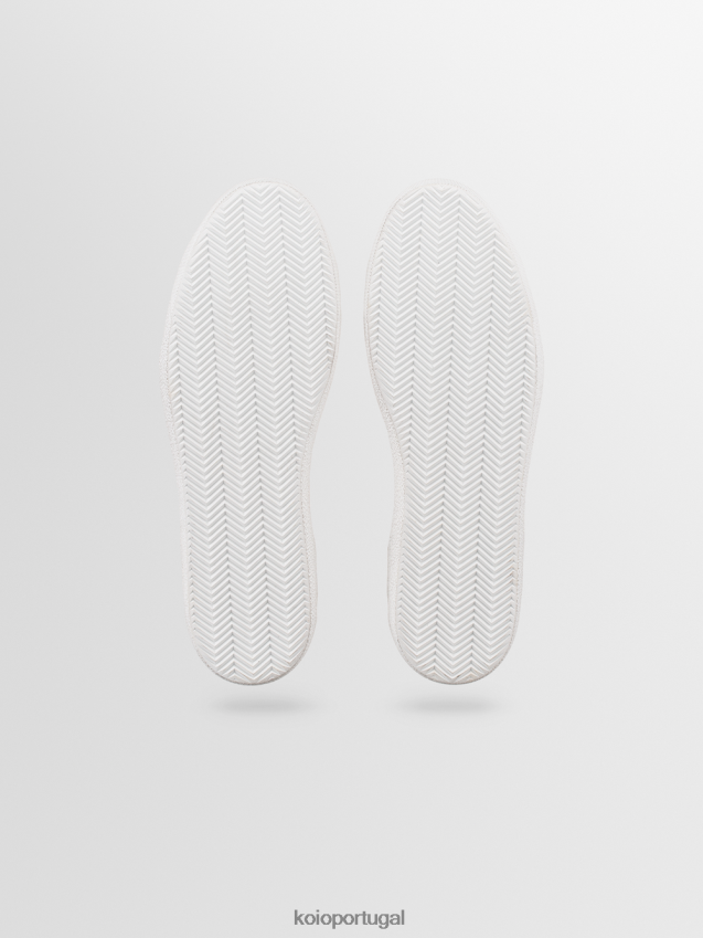 KOIO Fabro HX4VD153 sapato branco triplo mulheres