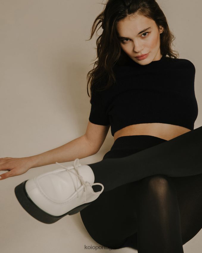 KOIO Siena HX4VD219 sapato marfim mulheres