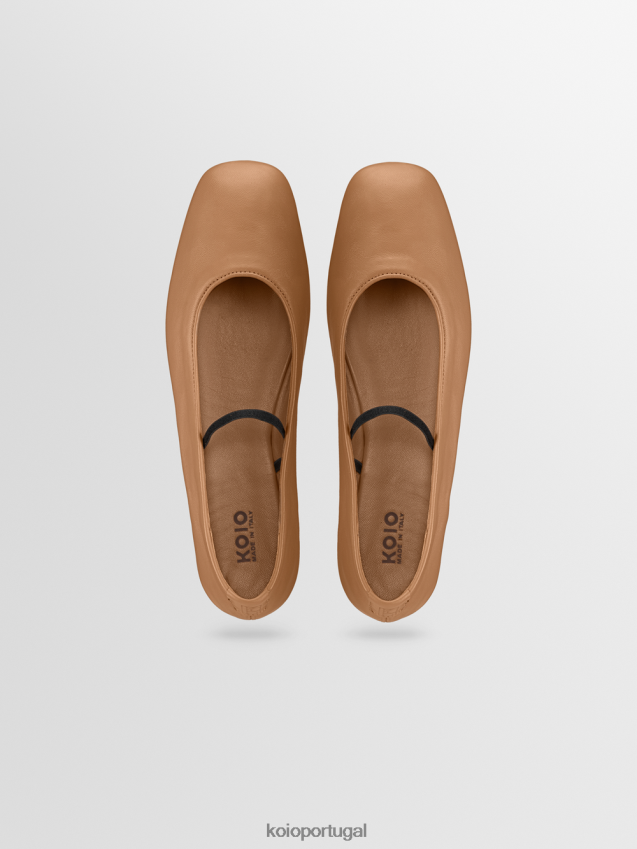 KOIO aurora HX4VD223 sapato amêndoa mulheres