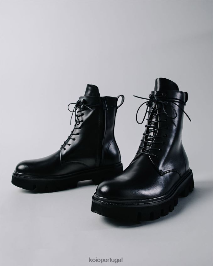 KOIO cortina HX4VD202 sapato preto mulheres