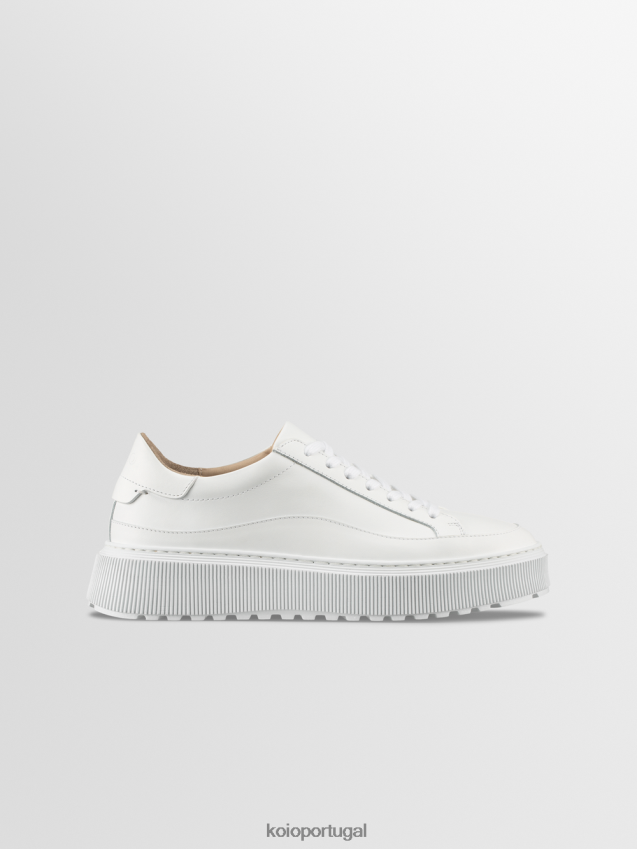 KOIO mira HX4VD161 sapato branco triplo mulheres
